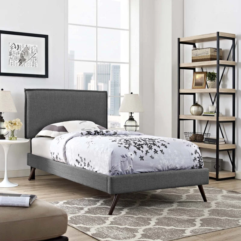 Modway Amaris Twin Fabric Platform Bed - MOD-5902 | Beds | Modishstore - 1