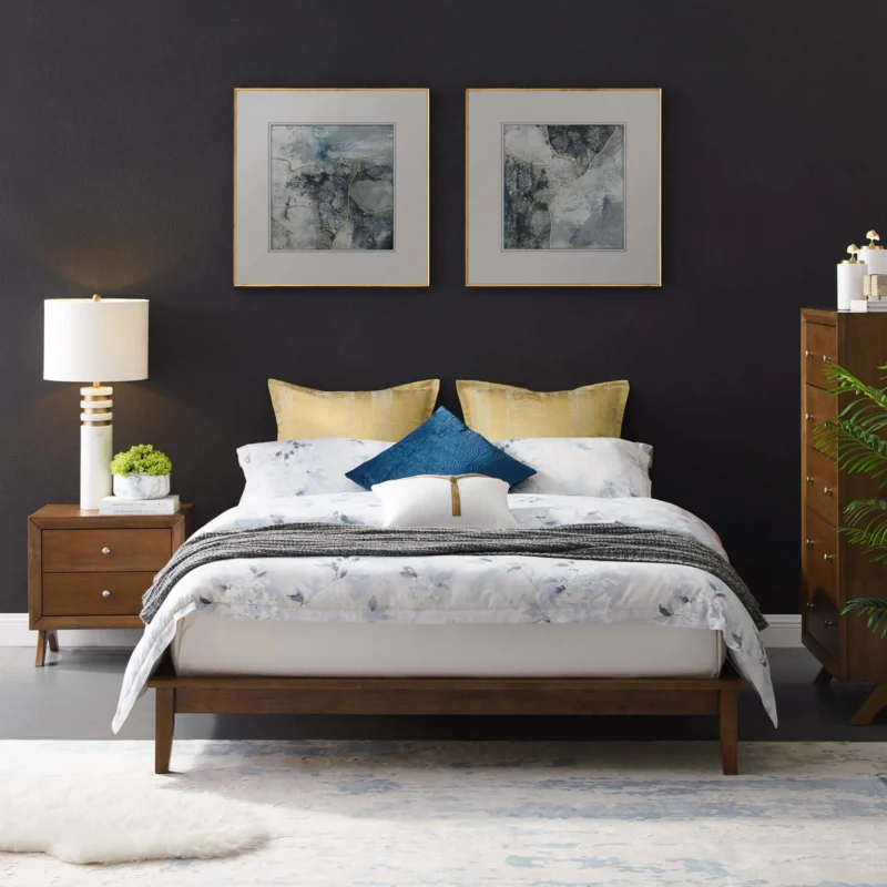 Modway Lodge Queen Wood Platform Bed Frame - MOD-6055 | Beds | Modishstore - 1