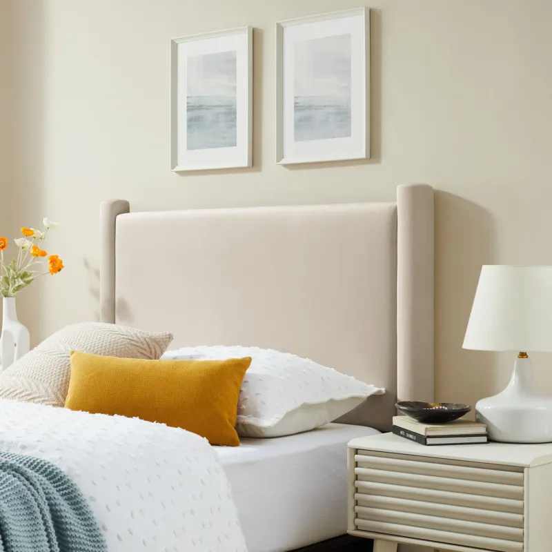 Rael Performance Velvet Twin Headboard by Modway | Headboards | Modishstore - 1