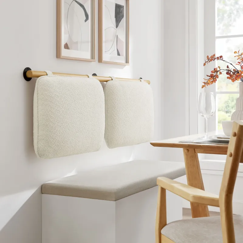 Anela Wall-Mounted Chenille Upholstered King Size Headboard by Modway | Headboards | Modishstore - 1