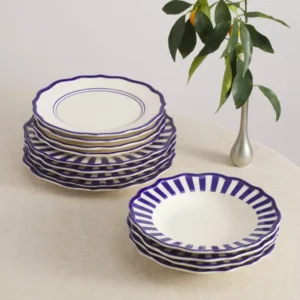 12 Piece Mixed Dinnerware Set with Pasta Bowl - RJR-
