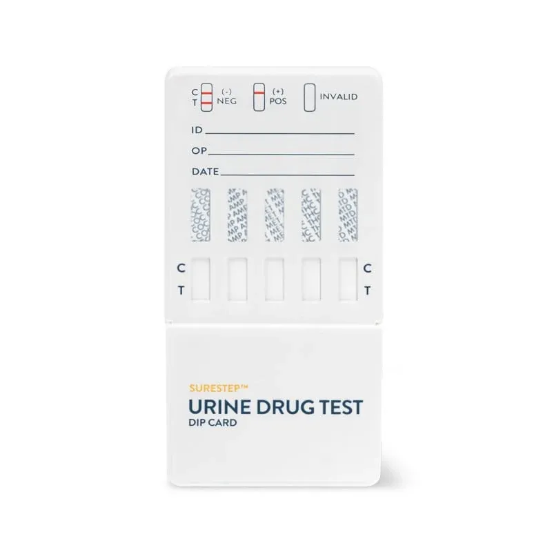 SureStep Dip Card 7 Drogen + SVT - Test für sieben verschiedene Substanzen - Med-Praxisbedarf