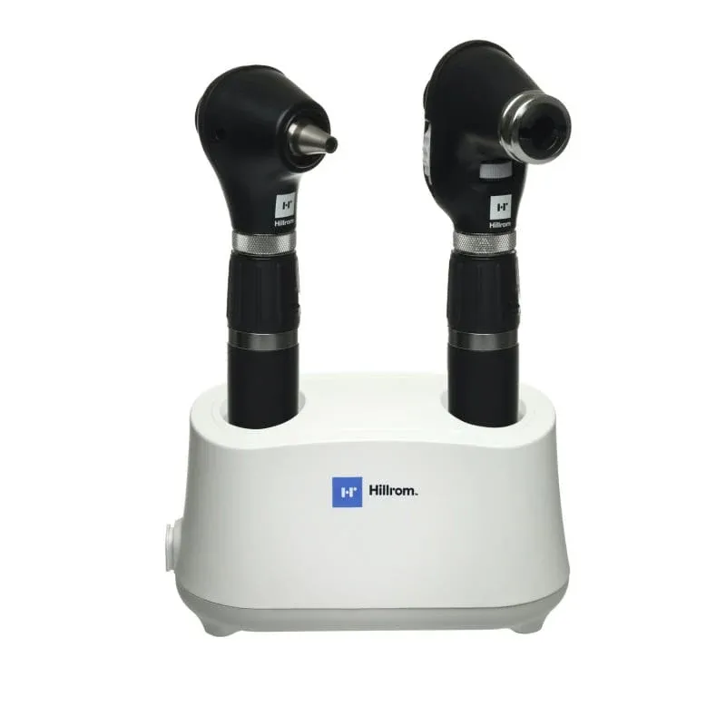 Welch Allyn Diagnostik-Tischset Plus iExaminer - Set für Augen- und Ohruntersuchung mit Adapter - Med-Praxisbedarf