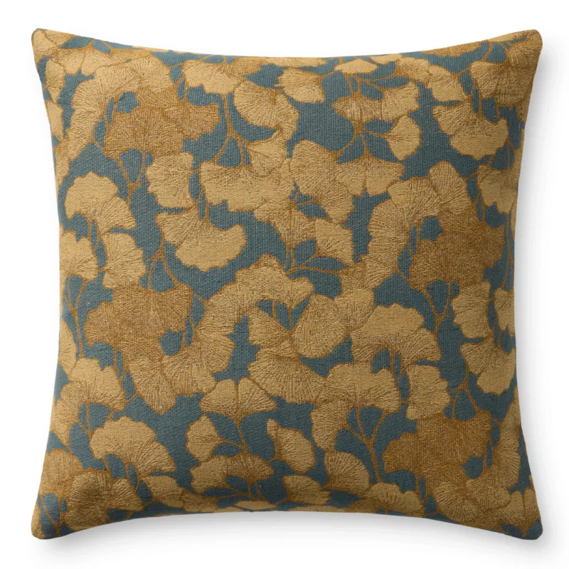 Fawn Pillow | Chris Loves Julia X Loloi | Blue / Gold