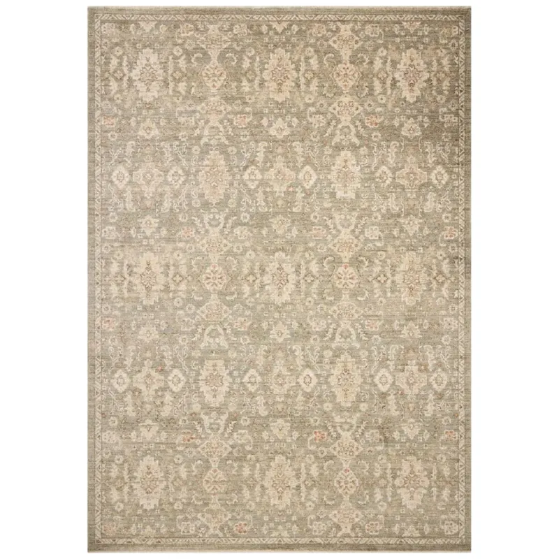 Palma Rug 03 | Chris Loves Julia × Loloi | Lagoon / Natural