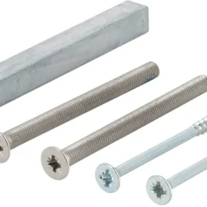 HOPPE Befestigungsset Sertos® GG-WC für Bad/WC-Garnituren, 45–50 mm Türstärke