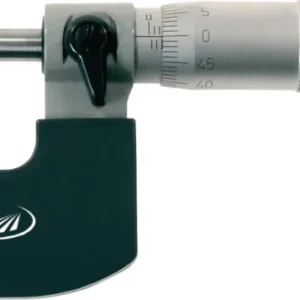 HELIOS PREISSER Bügelmessschraube DIN 863/1 0-25 mm, Spindel-Ø 6,5 mm, analog, Hartmetall-Messflächen