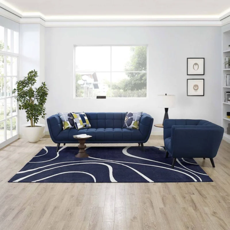 Modway Therese Abstract Swirl 8x10 Area Rug - R-1002-810 | Rugs | Modishstore - 1
