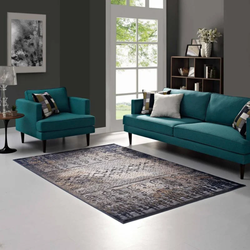 Modway Kalene Distressed Vintage Turkish 8X10 Area Rug - R-1098-810 | Rugs | Modishstore - 1