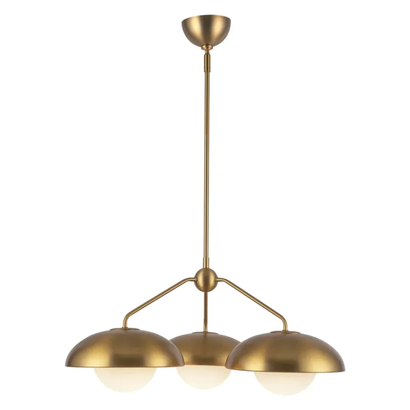 Rubio 28" Chandelier | Aged Gold