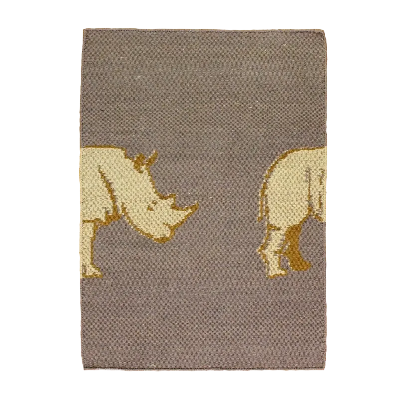 The Rhino Wall Hanging In Cotton