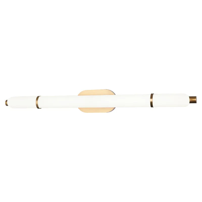 Finnegan 36" LED Vanity | Aged Gold Brass