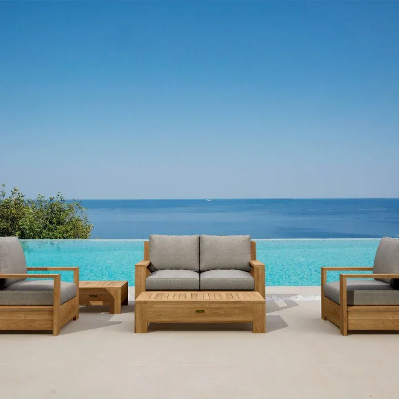5-pc Madera Deep Seating - SET-522 By Anderson Teak | Outdoor Sofas, Loveseats & Sectionals | Modishstore
