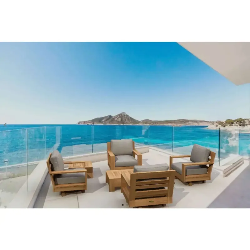 6-pc Madera Deep Seating - SET-523 By Anderson Teak | Outdoor Sofas, Loveseats & Sectionals | Modishstore