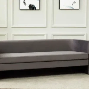Safavieh Rosabeth Curved Sofa - Slate Gray | Sofas | Modishstore