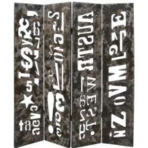 Screen Gems Distressed Wooden Screen - SG-220 | Room Divider | Modishstore