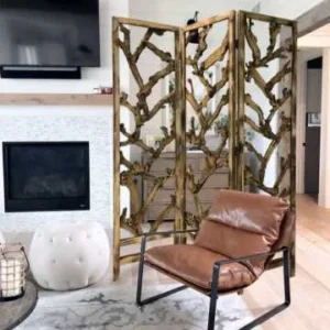 Screen Gems 3 Panel Mulbery Alpine Screen SG-367 | Room Divider | Modishstore