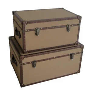Screen Gems Valencia Rectangle Canvas Trunks - SGT0A8SL | Cabinets | Modishstore