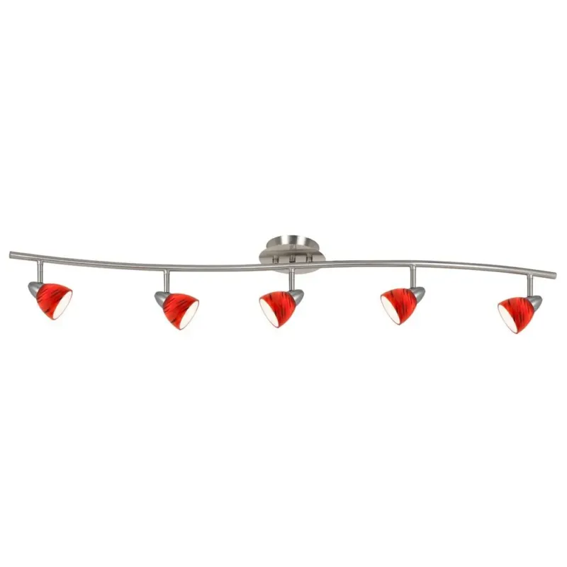 Cal Lighting SL-954-5-BS/RDS 5 Light Orbit Light 120V Fixture Body Only | Modishstore | Ceiling Lamps