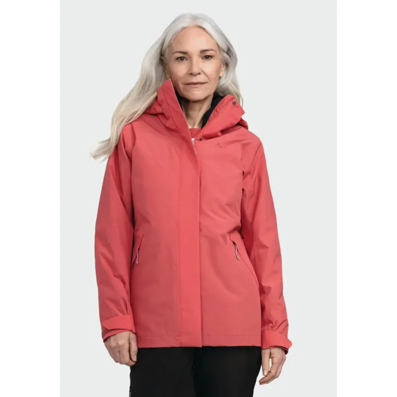 Schöffel Damen Atmungsaktive 3in1 Multifunkttionsjacke Tamina Baked Rose