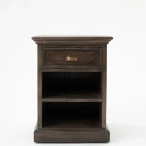 Bedside Table with Shelves By Novasolo - T764BW | Nightstands | Modishstore