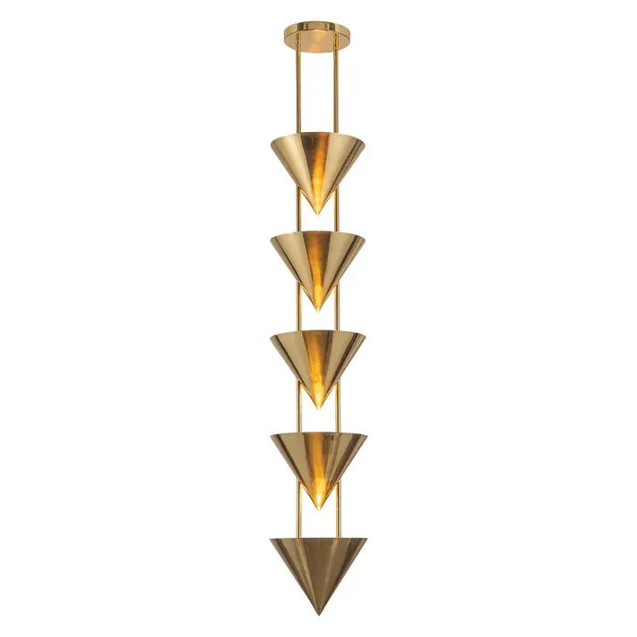 Versus 48" Pendant | Patina Brass