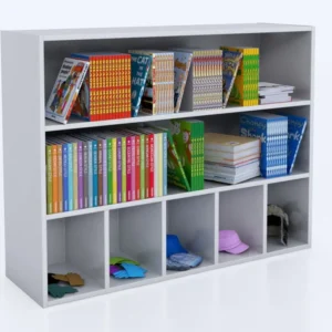 Whitney Brothers White Cubby And Shelf Cabinet | Cabinets | Modishstore