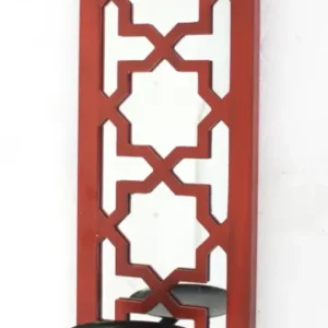 Screen Gems Red Candle Holder - Set of 2 - WD-113 | Candle Holders | Modishstore