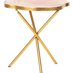 Safavieh Giselle Faux Agate Side Table | Side Tables | Modishstore - 1