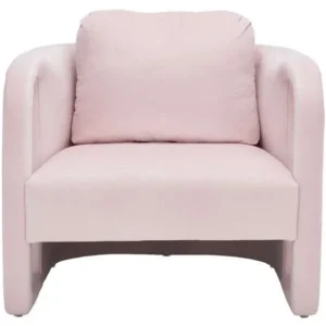 Safavieh Fifer Accent Chair - Light Pink | Accent Chairs | Modishstore