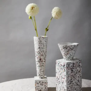 Alexi Vase Set of 2 By Accent Decor | Vases | Modishstore - 1
