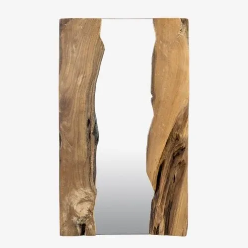 Live Edge Rectangle Mirror By Jeffan | Mirrors | Modishstore