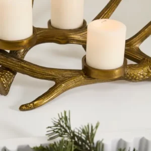 Andean Antler Candleholder By Accent Decor | Candle Holders | Modishstore - 1