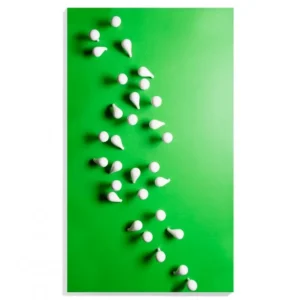 Wall Play Substrate, 'Fig, White by Gold Leaf Design Group | Wall Decor | Modishstore