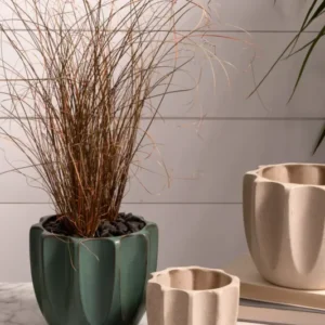Beaumont Pot Set of 8 By Accent Decor | Planters, Troughs & Cachepots | Modishstore - 1