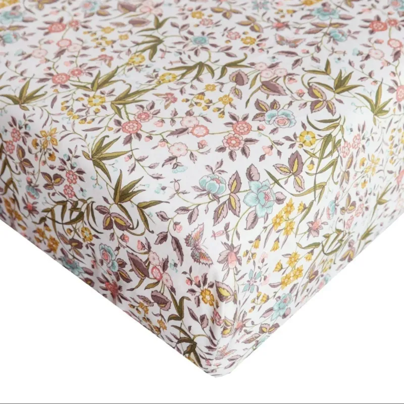 Fitted Sheet made with Liberty Fabric TAPESTRY - Coco & Wolf