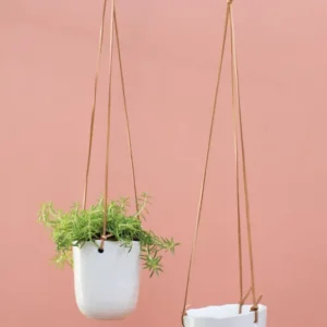 Doni Plant Hanger Set of 4 By Accent Decor | Planters, Troughs & Cachepots | Modishstore - 1