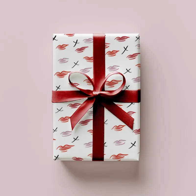 4. Kisses_Gift Wrap Red Bow.jpg