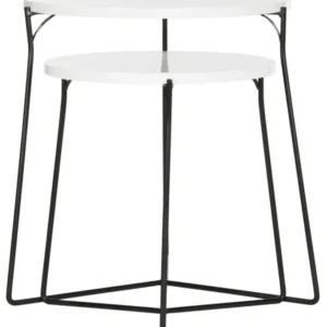 Safavieh Ryne Retro Mid Century Lacquer Stacking End Table | End Tables | Modishstore - 1