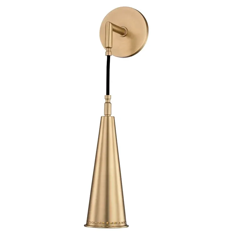 Alva Hanging Wall Sconce | Aged Brass