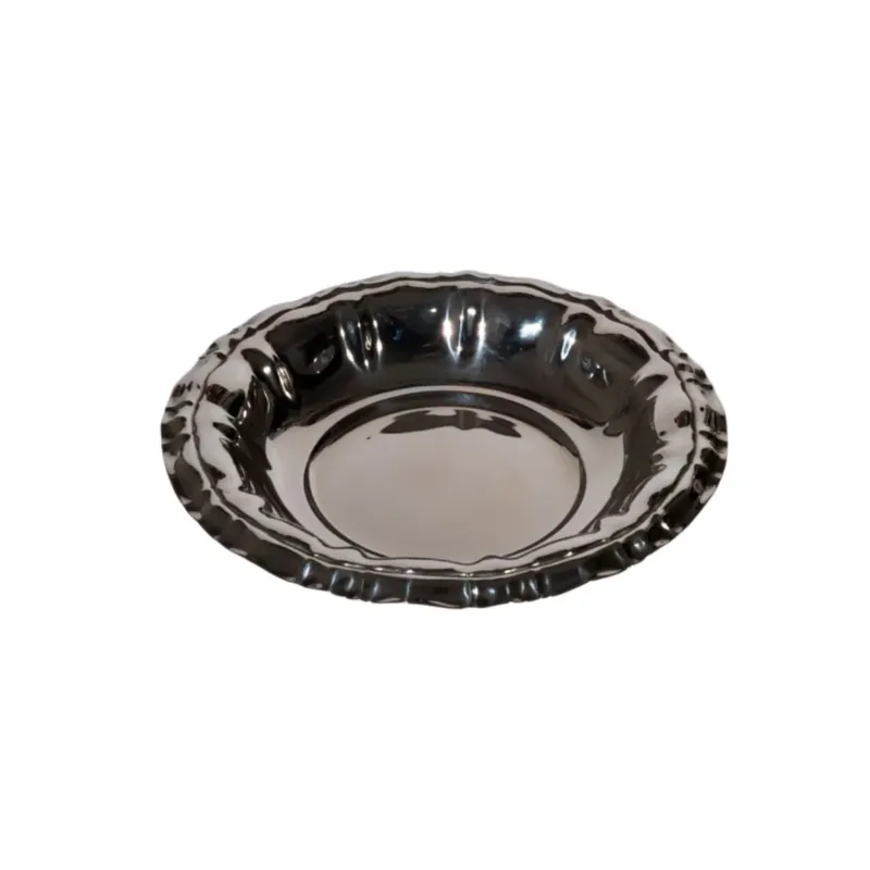 Mid-century Adorned Silver Tray