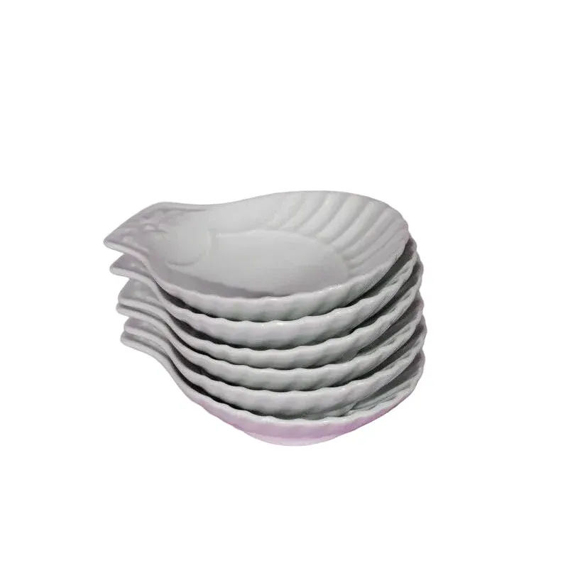 Vintage French Shell Dish by Porcelaine Du Reussy