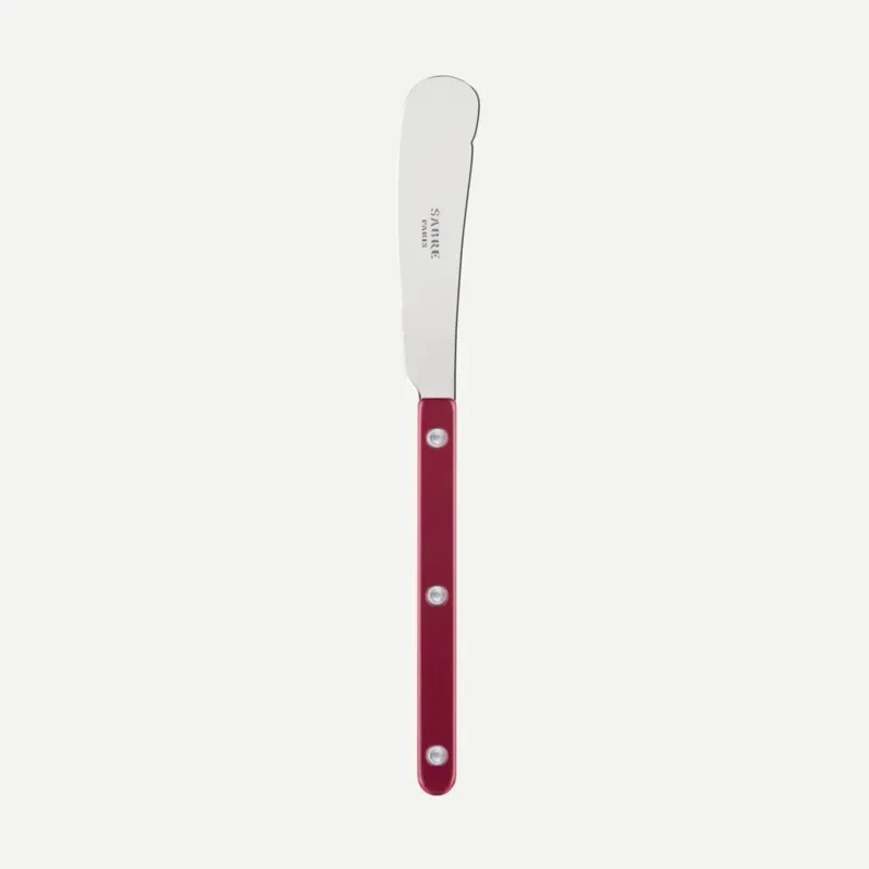 Bistrot Pearly Butter Knife, Red