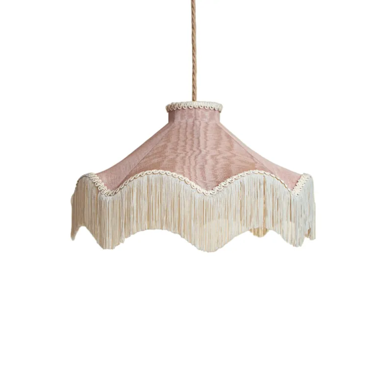 The Daisy Moiré Lampshade – Blush