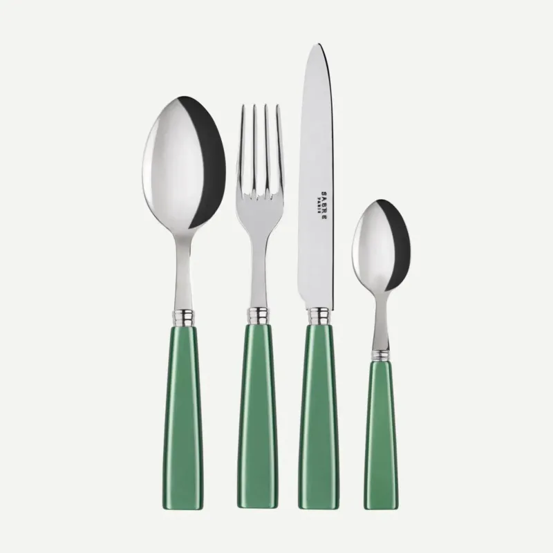 Icône 4 PC Cutlery Set, Garden Green