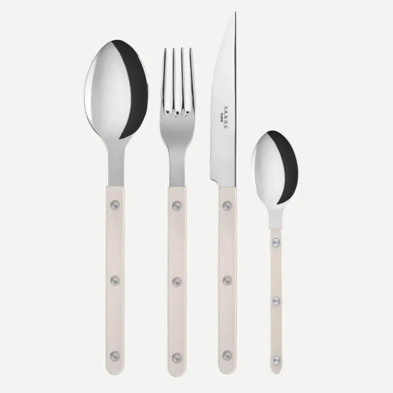 Bistrot Pearly 24pc Cutlery Set, Pearl