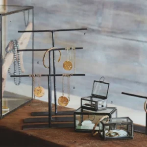 Roost Forged Iron Jewelry Stands - Set Of 4 | ModishStore | Display Cases