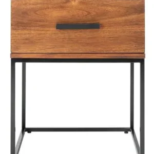Safavieh Marquise 1 Drawer Nighstand - Brown | Nightstands | Modishstore