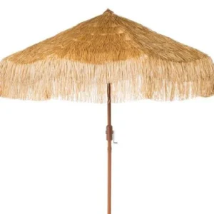 Safavieh Tiki 9Ft Crank Umbrella | Umbrellas | Modishstore