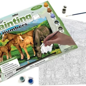 Paint By Numbers Junior Large Horses & Foal